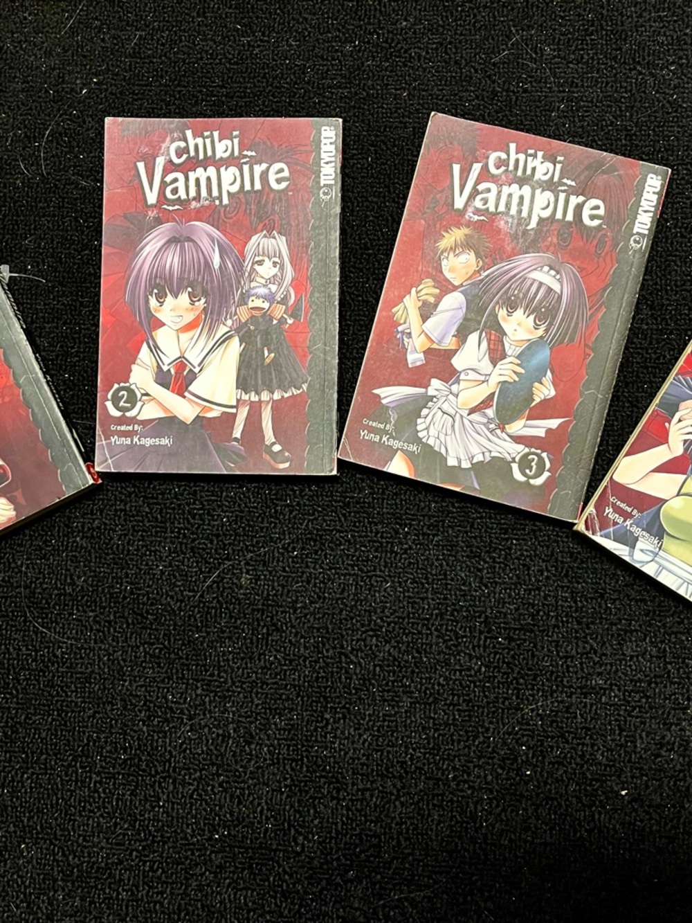 Chibi Vampire Manga Volumes (Red Cover)